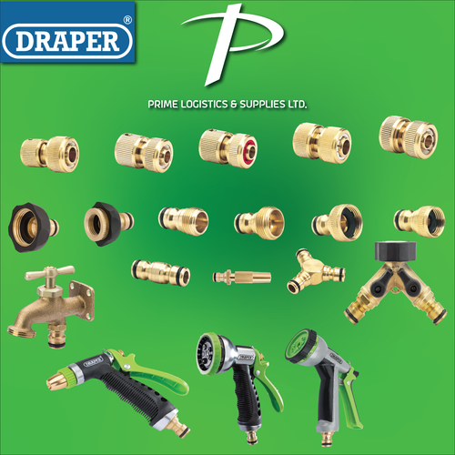 DRAPER TOOLS Brass Hose Pipe Tap Connectors & Fittings Hozelock
