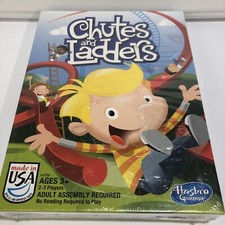 Chutes and Ladders Board Game (Hasbro 2013) Brand New Factory Sealed