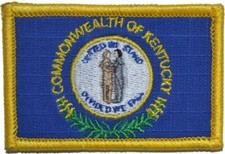 Kentucky Commonwealth State Flag - 2x3 Patch