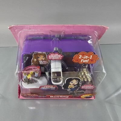 Lil Bratz Life Style BOWLING ALLEY Doll Playset Carrying Case MGA