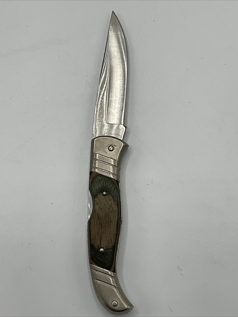 Herbertz Messer 440 Model 203611 Rostfrei Wood Handle Knife Herbertz Messer 440 Model 203611 Rostfrei Wood Handle Knife