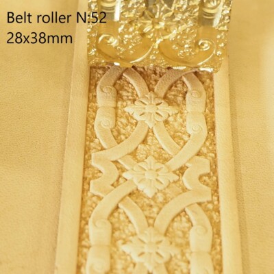Leather Belt Roller Precision Stamping Tool for Seamless Pattern #Belt Roller 52