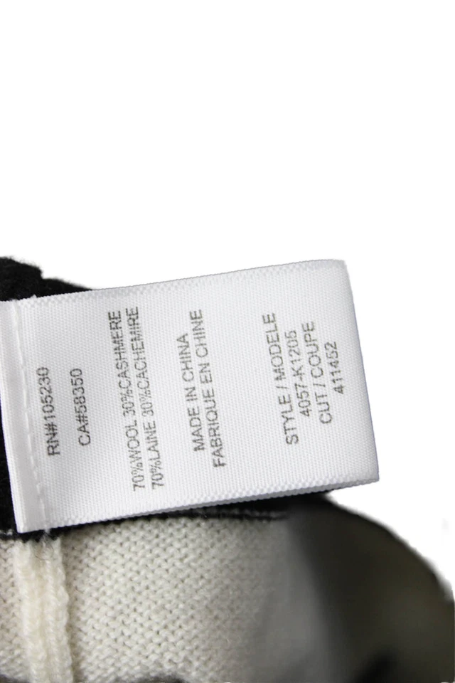 Joie, Women Black Striped Rayon Sleeveless Tank Crew Neck Basic Size XS - Image 4 of 4