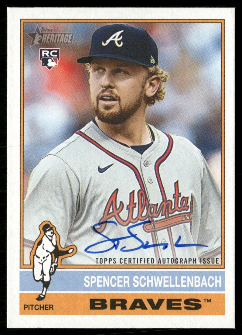 Spencer Schwellenbach 2025 Topps Heritage #ROA-SS Real One Autographs RC