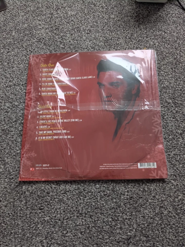 Elvis Christmas Album by Elvis Presley (Vinyl Record 2018) - Image 3 of 4
