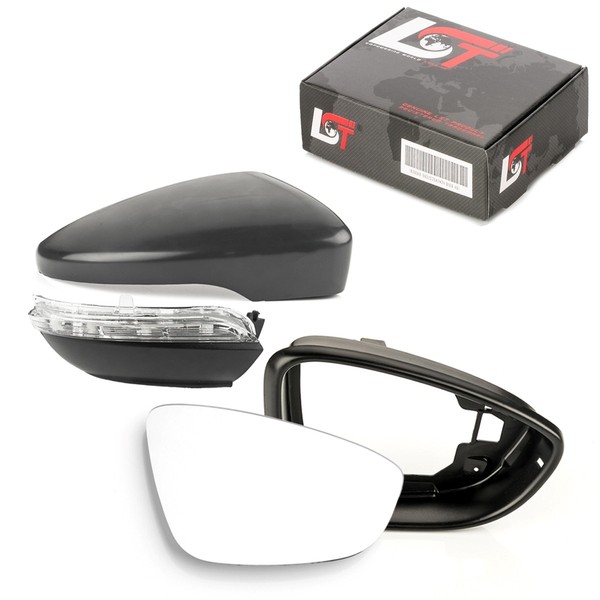 Spiegelabdeckung Seitenspiegel Blendring Blinker Rechts FüR VW Eos Scirocco 137-image