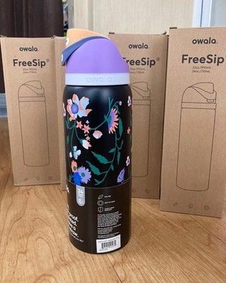 Owala 32oz FreeSip Midnight Garden Floral UO Exclusive Bottle New In Box