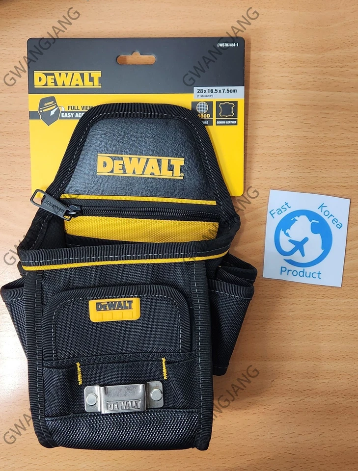 Dewalt DWST83484-1 Compact Construction Pouch 16 Pockets Tool Bag Small Work DIY - Image 2 of 4