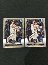 Joey Wiemer (2) 2023 Bowman Chrome RC #41 Brewers Rookie