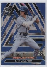 2024 Leaf Press Pass Premium Blue Prismatic Reflector 18/25 PJ Morlando #93 19kz