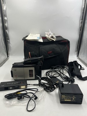 RCA VHS Vintage Camcorder Model CPR150- W/ Accessories & Bag, Rare AT5 *READ**