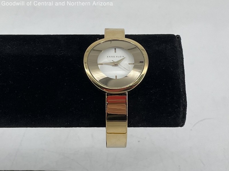 Stainless Steel Anne Klein Gold-Tone Elegant Women's Watch
