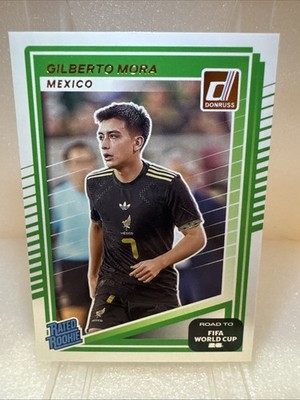 2025-26 Donruss Road to World Cup Gilberto Mora #214 Rated Rookie Base Mexico