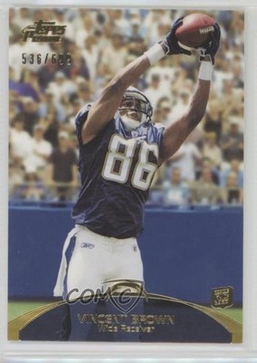 2011 Topps Prime Gold 536/699 Vincent Brown #143 0l2