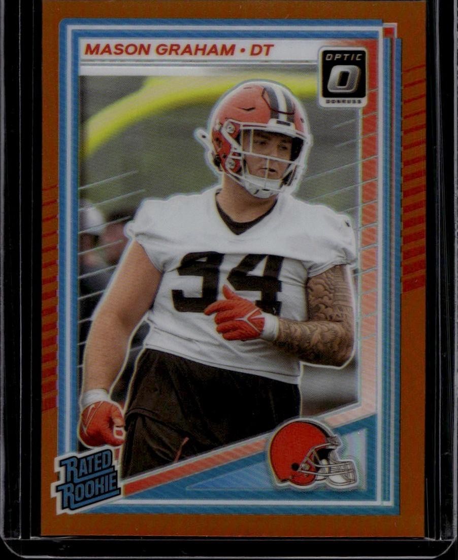 2025 Donruss Optic #206 Mason Graham Orange #/299
