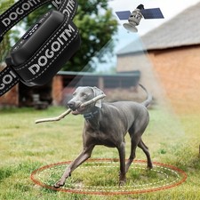 GPS Wireless Dog Fence System, Electric Fence Collar with 3 Warning Modes,Dog...