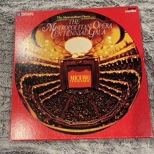 PIONEER ARTISTS THE METROPOLITAN OPERA CENTENNIAL GALA LASERDISC BOXSET. Complet