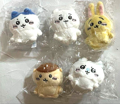 Chiikawa Sitting Plush Toy Set of 5 Types Full Complete Gacha