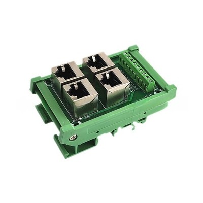 Für 8P8C Stecker 8P8C Ethernet Block für Patchpanels Panel montierbar
