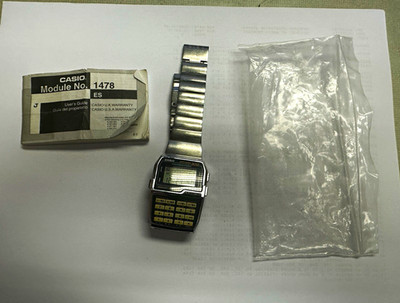 Casio Data Bank 300 Digital Calculator Watch Alarm Stopwatch Illuminator Manual