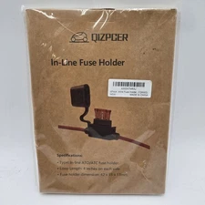 6 pack 12 AWG ATC/ATO In-Line Fuse Holder 42X35X13mm. QIZPCER