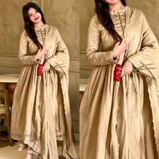 GOWN SALWAR KAMEEZ PAKISTANI INDIAN WEDDING PARTY WEAR DRESS BOLLYWOOD SUIT NEW
