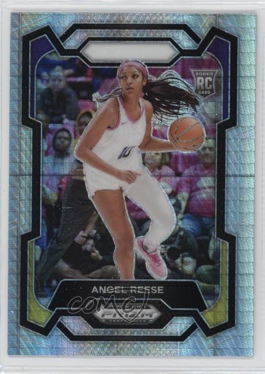 2024-25 Panini Prizm Draft Picks Hyper Prizm Angel Reese #38 Rookie RC