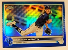 2022 Topps Chrome - Tyler Glasnow #152 Blue Refractor /150