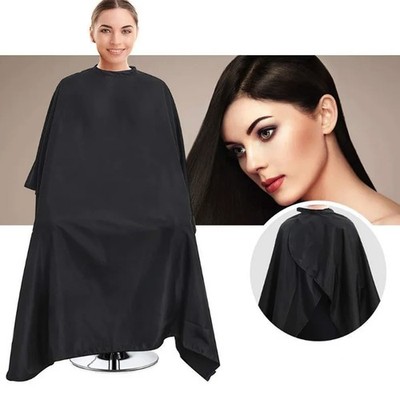 FRISEUR MANTEL MANTEL FRISEUR WASSERDICHT PROFESSIONELL LANG SCHWARZ