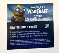 Classic Clockwork Quacker Pet Blizzcon 2026 Exclusive World of Warcraft