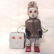 Tin Toy Radar Robot Vintage Japan Operation Not Tested 