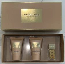 MICHAEL KORS Pour Femme 3pc set eau de parfum 5ml + Shower Gel & Lotion 25ml NIB