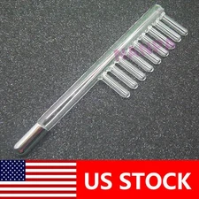 Comb High Frequency Electrode Orange Glass Electrode For High Frequency Machine