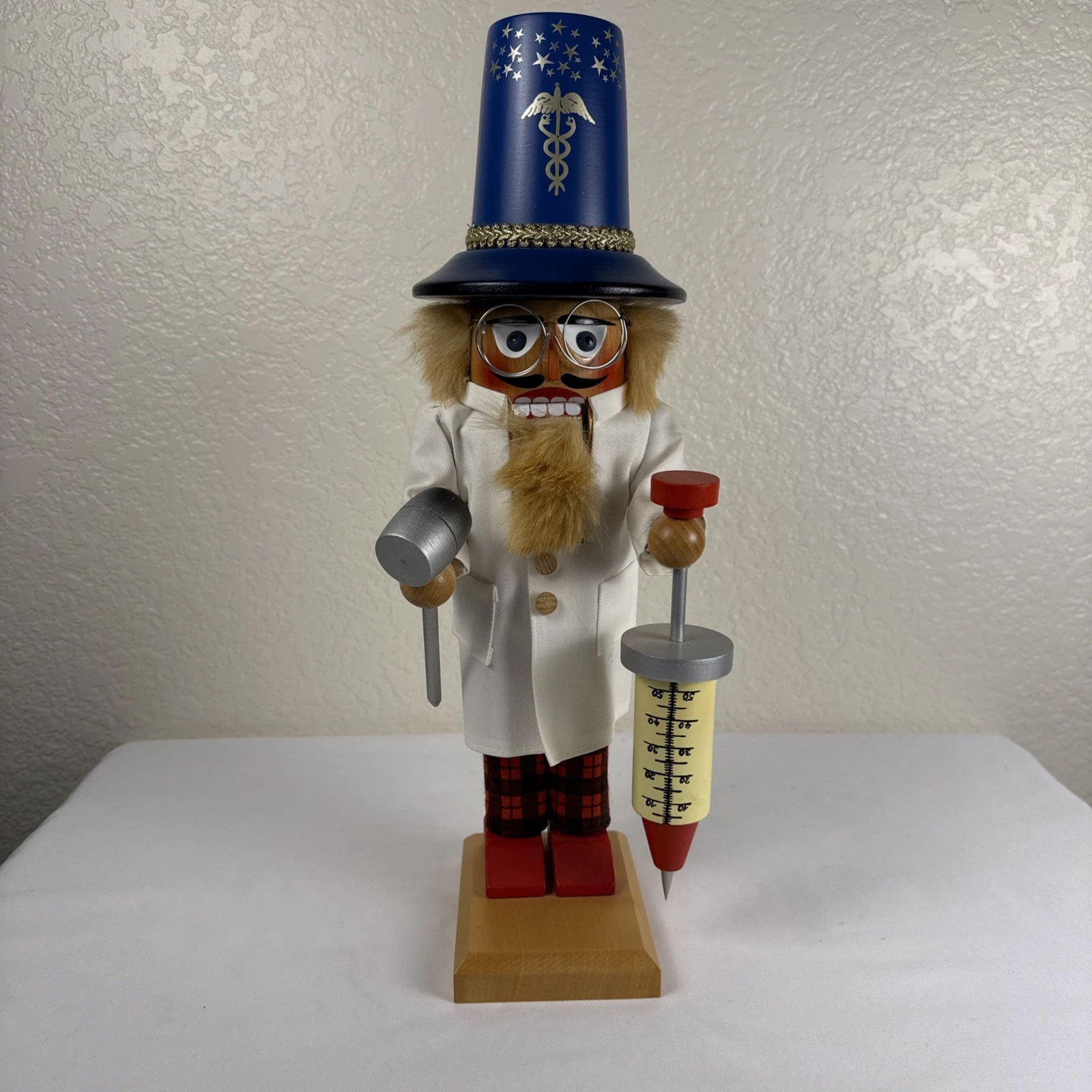 Rare Vtg Steinbach Volkskunst Germany 16.5” Doctor Dr Eisenbarth Nutcracker