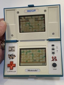 Vintage 1988 Nintendo Game & Watch "Gold Cliff" MV64 Multi Screen Console W/ BOX