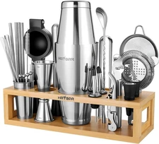 HMYBAR® Mixology Bartender kit | Cocktail Shaker Set | Boston Shaker Set, 20/28