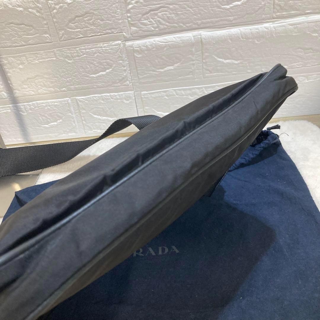 PRADA Nylon Leather Shoulder Bag thumbnail 4