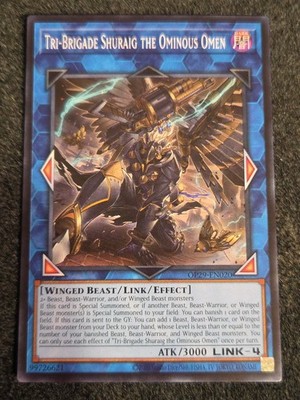 1x Yu-Gi-Oh! Tri-Brigade Shuraig The Ominous Omen - OP29-EN020 - Common - NM