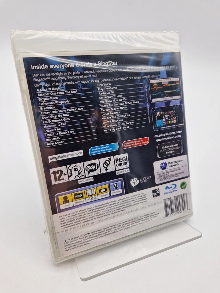 SingStar Queen - SEALED - Playstation 3 PS3 - PAL - OVP - NEU - Bild 3 von 4