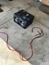 Dual 12  Subs Rockville in black full setup no lowball 