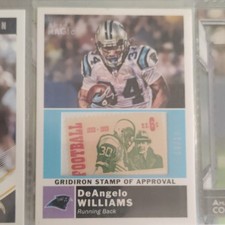 2010 Topps Magic Gridiron Stamp of Approval Relic /10 DeAngelo Williams Panthers