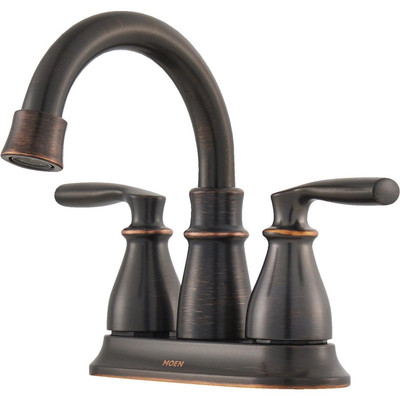 Moen Hilliard 84537BRB 2-Handle Bathroom Faucet   Brushed Bronze, Elegant &