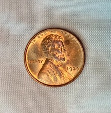 1939 Lincoln Cent Wheat Penny Brilliant Uncirculated Red-brown 1939 Lincoln Cent Wheat Penny Brilliant Uncirculated Red-brown