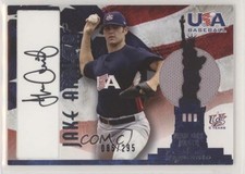 2007 USA Baseball National Jersey & Signature Black Ink Jake Arrieta Auto km4