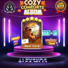 BACKYARD BONFIRE ⭐️ MONO_POLY_MO_-GO 5 STARS STICKERS CARDS ⚡️FAST SEND ⚡