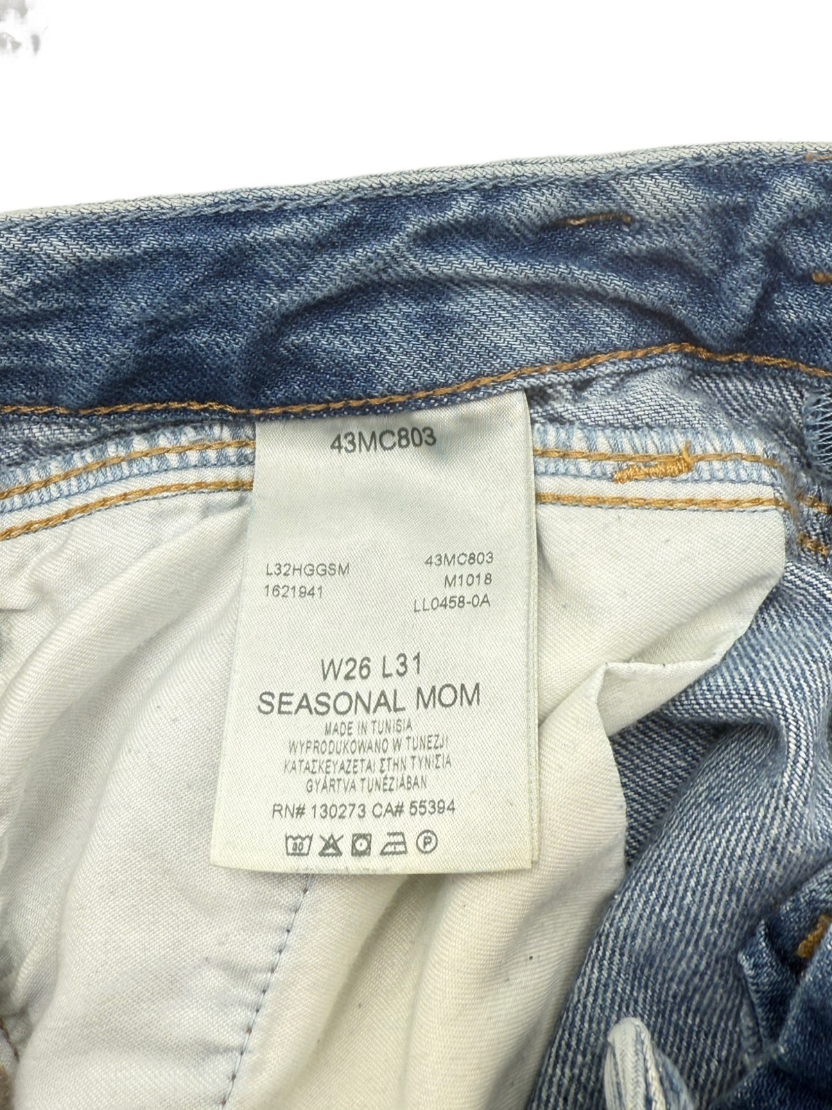LEE Women's Seasonal Mom Leg Jeans Size W26 L31 image 8