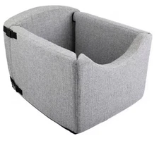 Petmaker Dog Car Seat Light Grey Small Medium Dogs Up To 25lbs