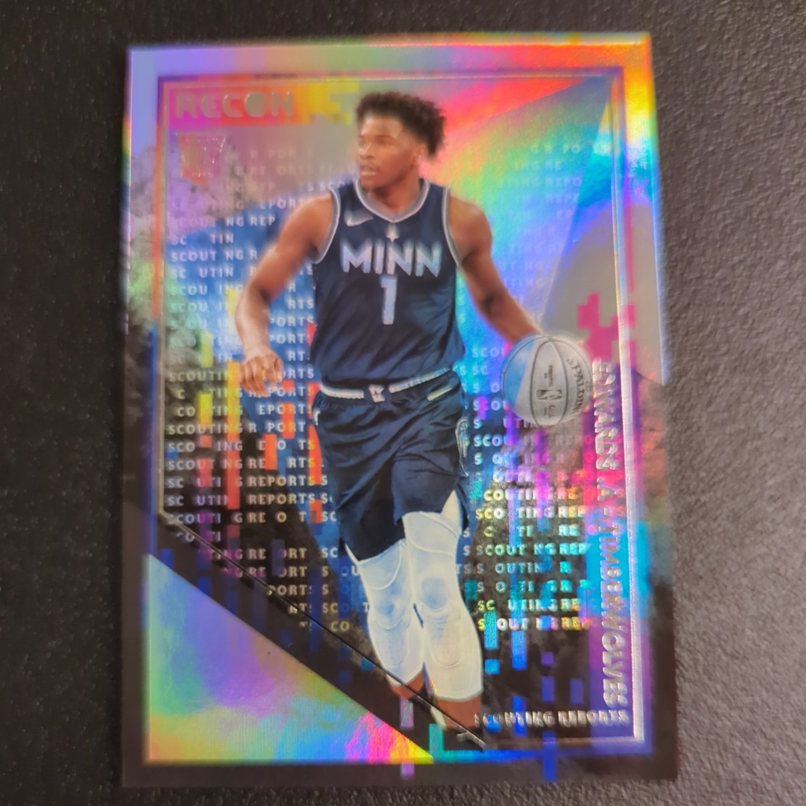 2020-21 Panini Recon Scouting Reports Anthony Edwards #3 Rookie RC