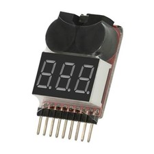 BBX1-8S 1-8S 2IN1 Lipo Battery Voltage Tester/Low Voltage Buzzer4324