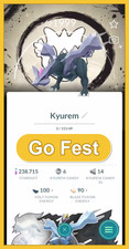   Shiny Kyurem Go Fest BackGround  Only Registered Trade  Description  